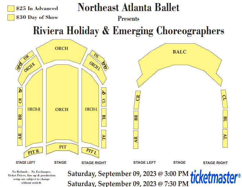 Seating Chart - Riviera Theatre